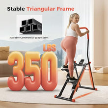 Load image into Gallery viewer, Stair Stepper for Home Gym, Foldable Vertical Climber Workout Machine,- (BLACK)
