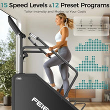 Load image into Gallery viewer, FEIERDUN SC3 Stair Stepper Machine for Home Gym, Commercial Grade Stair Climber with LED Screen, Stair Machine with 15 Speed Levels for Cardio and Lower Body Workout, 660LBS Capacity, 24-164 Steps/Min
