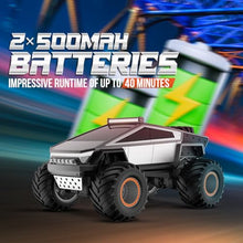 Load image into Gallery viewer, RC Cyber Truck Toy Car 1:16 Scale, Waterproof 4WD Amphibious, Remote Control for Kids 6+, All-Terrain Off-Road Pickup
