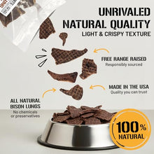 Load image into Gallery viewer, Dog Chits Bison Lung Fillets for Dogs – All-Natural, High Protein Single Ingredient Dog Treats Bison Lung Dog Treats – Grain-Free, Low-Fat – Safe with Sensitive Stomachs – 6 oz
