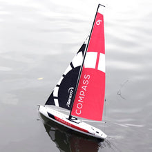 Load image into Gallery viewer, 53” Inch Remote Control Boat RC Pre-Assemble Sail Accessories Kits 2.4G Electric Sailboat Watercraft for Adults Boys (S)
