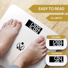 Load image into Gallery viewer, INEVIFIT Bathroom Scale, Highly Accurate Digital Bathroom Body Scale, Measures Weight up to 400 lbs. Includes Batteries
