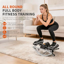 Load image into Gallery viewer, Rocking Fitness Stepper Side to Side Steppers for Exercise at Home Lateral Step Rocker Platform Machine Fit Workout Equipment for Women Mini Portable Vertical Climber Machines
