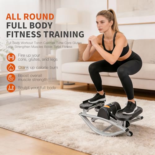 Rocking Fitness Stepper Side to Side Steppers for Exercise at Home Lat ...