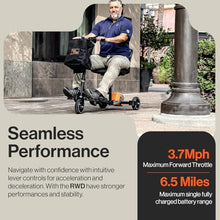 Load image into Gallery viewer, SuperHandy Passport Mobility Scooter for Adults- Foldable, 3 Wheel, Airline Travel Friendly - 13 Mile Range, Includes 2 Removable 44.4V Lithium-ion Batteries &amp; Charger (275 Lbs)
