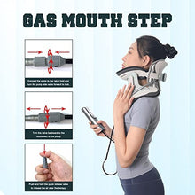 Load image into Gallery viewer, ALLILUYAA Cervical Neck Traction Device,Electric Air Pump Neck Stretcher Cervical Traction Device,with 3 Power Traction and 8 Airbag Support,Neck Brace which Decompresses the Neck and Relieves
