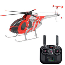 Load image into Gallery viewer, rcxperts YU Xiang F119S MD500 Remote Control Helicopter, 1/16 2.4G 9CH 250-Class 6-Axis Gyro Military RC Helicopter
