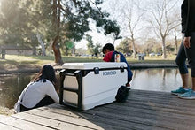 Load image into Gallery viewer, Igloo Marine Ultra 90 QT Cooler, Insulated Cooler Chest with Soft Ride Wheels, Leak-Proof Outdoor Hard Cooler, 5-Day Ice Retention, 137 Can Capacity
