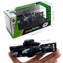 Load image into Gallery viewer, Tipmant Mini RC Submarine Remote Control Boat Ship Military Model Electric Water Toy- Black
