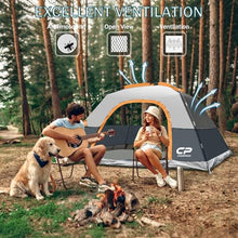 Load image into Gallery viewer, CAMPROS CP Tents for Camping 2/4/6 Person, Waterproof Windproof Dome Tent
