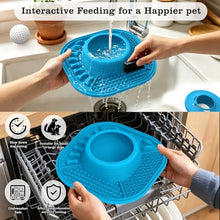 Load image into Gallery viewer, JOJDZD Dog Lick Bowl with Interactive Rolling Ball &amp; Slow Feeder
