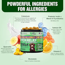 Load image into Gallery viewer, Vet Treat Dog Allergy Relief Chews - 170 Dog Allergy Chews - Itch Relief for Dogs - Anti Itch for Dogs - Dry &amp; Itchy Skin - Allergies &amp; Immune Support Supplement, Omega 3, Fish Oil, Colostrum - USA
