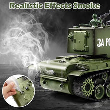Load image into Gallery viewer, Supdex 1/18 Soviet Union KV2 RC Tank, 2.4G Army Model Toy with Smoke, Sound and Lights
