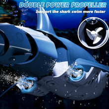 Load image into Gallery viewer, Remote Control Shark Toys for Boys Kids, 1:18 Scale High Simulation Shark for Pool
