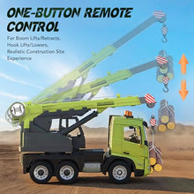 Load image into Gallery viewer, Double E Volvo FMX 1:20 Scale RC Crane Truck - 660° Rotating Console, 2.4GHz Anti-Interference, Construction Toy for Adults
