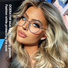 Load image into Gallery viewer, DOERAYMI Blue Light Glasses for Men,Women,Lightweight Durable Frame Reader Glasses with UV400 Protection,Anti-Glare,Scratch-Resistant Lenses for Work,Reading.
