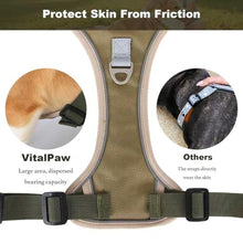 Load image into Gallery viewer, No-Pull Tactical Dog Harness for Medium Dogs — 1680D Reflective Padded Vest
