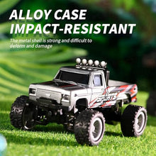 Load image into Gallery viewer, /64 Scale Mini Remote Control Monster Truck with Trailer, 2.4Ghz &amp; APP Remote Control, Rechargeable Alloy Shell
