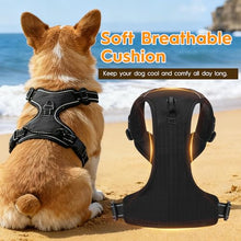 Load image into Gallery viewer, No Pull Dog Harness, No-Choke Soft Padded Reflective Dog Vest Harness with Front Clip &amp; Top Handle, 2 Quick-Release Buckles, Adjustable for Small Medium Large Dogs
