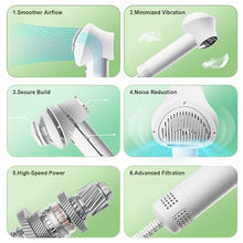 Load image into Gallery viewer, 3-in-1 Dog Hair Dryer Brush - Adjustable Temp (35°C-60°C) &amp; 4 Speeds, One-Touch Hair Collection for Safe Grooming of Small &amp; Medium Dogs Cats
