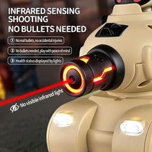 Load image into Gallery viewer, 2 Pack RC Battle Tanks, RC Tank that Shoots with Infrared System &amp; Sound Effects, Remote Control Tank with HP Station
