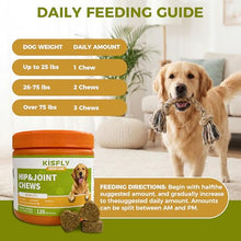 Load image into Gallery viewer, KISFLY Hip &amp; Joint Chews for Senior Dogs – Advanced Mobility Formula
