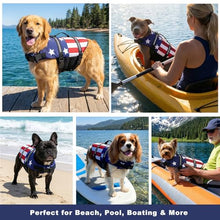 Load image into Gallery viewer, Doglay Dog Life Jacket for Swimming and Boating, Adjustable Puppy Life Vest with Reflective Stripes, Superior Buoyancy Pet Swimming Vest for Small Medium and Large Dogs
