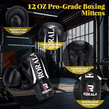 Load image into Gallery viewer, RORALA Punching Bag with Stand 70"-203lbs, Freestanding Heavy Boxing Bag Including 12OZ Boxing Gloves for Adult Youth Gift Selection Upgraded
