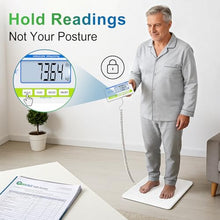 Load image into Gallery viewer, THINKSCALE Medical Grade Floor Scale 440lbs –10g High Precision (0.02lb)–Extra Large Backlit Display–Portable Body Weight Scale for Home, Hospital, Physician, Gym &amp; Bariatric Use– KG/LB
