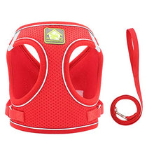 Load image into Gallery viewer, FEimaX Dog Harness and Leash Set, No Pull Breathable Soft Mesh Puppy Vest Harness Reflective Adjustable Pet Harnesses for Small Medium Dogs and Cats, Outdoor Easy Control for Walking
