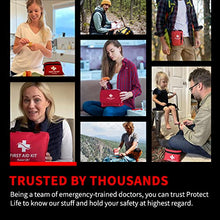 Load image into Gallery viewer, Protect Life First Aid Kit for Home &amp; Business, 250 Pcs - Emergency Medical Kit for Camping &amp; Hiking
