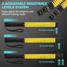 Load image into Gallery viewer, Weighted Cordless Battle Ropes for Home Gym &amp; Apartment with Workout Guide

