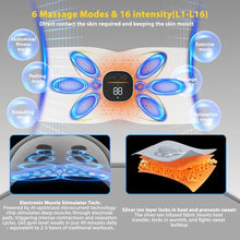 Load image into Gallery viewer, FAD Cleard - Abs Sculptor, Ab Stimulator Belt with Heating Pad for Belly Fat Burning, ab Toner Muscle Stimulator for Stomach Exercise Smooth &amp; Firm, Lower Back Massager for Pain Relief Unisex Gifts

