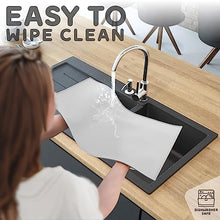 Load image into Gallery viewer, PetHappily Dog Food Mat - Raised Edges Dogs Mat for Food and Water Prevent Spill, Waterproof Cat Food Mats Protect Floors, Easy Clean Dog Bowl Mats for Food and Water, Silicone Pet Food Tray
