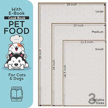 Load image into Gallery viewer, Dog Food Mat - 24x15 Raised Edges Dogs Mat for Food and Water Prevent Spill, Waterproof Cat Food Mats Protect Floors, Easy Clean Dog Bowl Mats for Food and Water, Silicone Pet Feeding Placemats Mist

