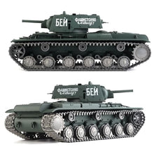 Load image into Gallery viewer, Heng Long Modified Ver. rc Tank 1/16 Soviet KV1 Tank Model 3878(360° &amp; 7000mah &amp; Metal Track &amp; Road &amp; Sprocket &amp; Idle Wheel)
