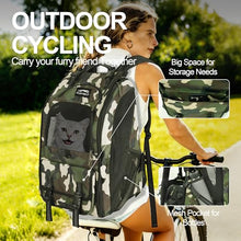 Load image into Gallery viewer, Aimease Dog Carrier Backpack for Medium Dogs up to 22 IBS, Dog Hiking Backpacks with Multi Compartment Storage &amp; Adjustable Straps, Waterproof Pet Backpack for Climbing Cycling
