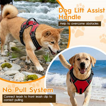 Load image into Gallery viewer, No Pull Dog Harness, No-Choke Soft Padded Reflective Dog Vest Harness with Front Clip &amp; Top Handle, 2 Quick-Release Buckles, Adjustable for Small Medium Large Dogs
