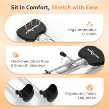 Load image into Gallery viewer, BODY RHYTHM Leg Stretcher - Split Machine for Leg Stretching - Flexibility Stretching Equipment - Ballet, Yoga, Dance, Martial Arts, MMA - Home Yoga Gym Fitness (Black)
