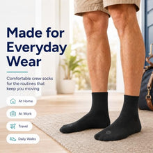 Load image into Gallery viewer, Doctor's Choice Diabetic Socks for Men, Seamless Ankle Socks with Non-Binding Top, Provides Extra Comfort for Gout, 4-Pairs, Black, Large, Size 10-13
