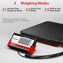 Load image into Gallery viewer, GRAM PRES Digital Physician Scale, Medical Floor Scale for Body Weight, 660 lb Limit, Professional Weight Scale with Stainless Steel Platform
