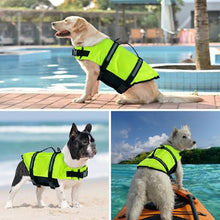 Load image into Gallery viewer, Doglay Dog Life Jacket with Rescue Handle, Dog Life Vest for Swimming Boating, Adjustable Reflective Puppy Swim Vest with Superior Buoyancy for Small Medium Large Dogs
