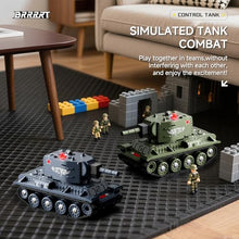 Load image into Gallery viewer, BRRRRT 1/64 RC Battle Tank Set,Remote Control Military Vehicles with Infrared Shoot,RC Tank That Shoots
