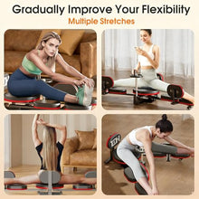 Load image into Gallery viewer, TDH Leg Stretcher, 220LBS Stretcher Machine,200° Adjustable Split Machine, Flexibility Stretching Equipment to Relieving Leg Muscl,Exercise for Everyone (Red)
