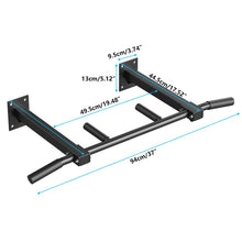 Load image into Gallery viewer, Wall Mount Pull Up Bar, Joist Mount Pull Up Bar (Black5)
