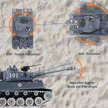 Load image into Gallery viewer, Supdex RC Tank, 1:18 Alloy Metal German Tiger I Remote Control Army Model Toys
