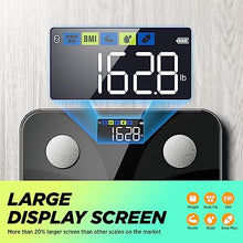 Load image into Gallery viewer, Scale for Body Weight and Fat Percentage, RunSTAR Digital Accurate Bathroom Smart Scale with Large Display, FSA&amp;HSA Eligible 13 Body Composition Analyzer Sync App
