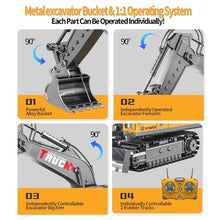 Load image into Gallery viewer, 17CH Remote Control Excavator Construction Toy for Boys
