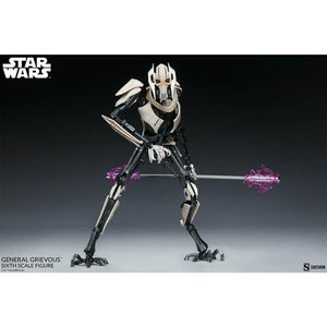 Star Wars Sideshow Collectibles 1:6 General Grievous, Multicolor, Action Figure (SS1000272)