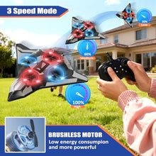 Load image into Gallery viewer, ZzzMgzzZ Foam Remote Control Airplanes for Kids &amp; Adults | Easy Control, Great for Beginner and Teenagers, with Stable Hovering, 360° Flips (Jet)
